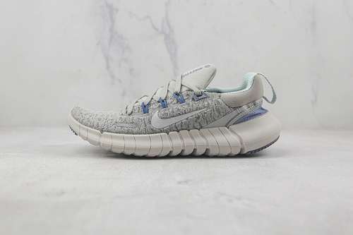 【240】[CZ1891-006]-[FREE RUN 5.0 NEXT DARK SMOKE GREY/WHITE/GREY]-[WOMAN:36-39]-[MAN:40-45]