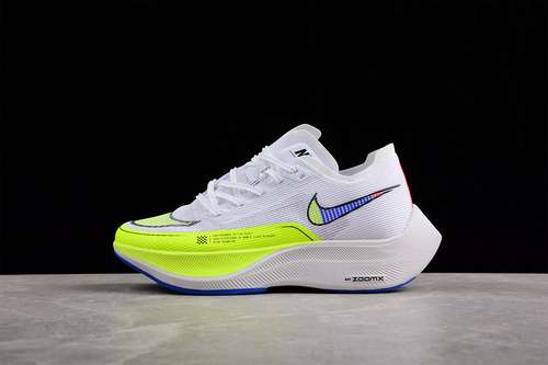 【320】[DU4111-103]-[ZOOM X VAPORFLY NEXT% WHITE/BLUE/FLUORESCENT GREEN]-[WOMAN:36-39]-[MAN:40-45]