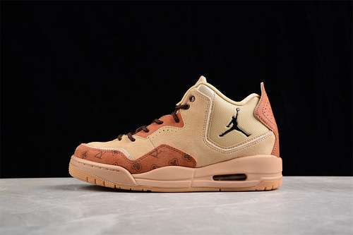【310】[AT0057-200]-[AIR JORDAN COURTSIDE 23 LIGHT BROWN/ORANGE/BLACK]-[WOMAN:36-39]-[MAN:40-46]