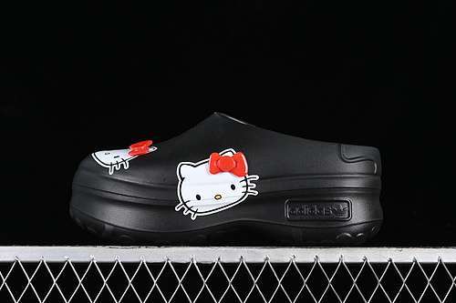 【340】[IH0280]-[ADIFOM STAN SMITH PLATFORM MULE BLACK/WHITE/RED]-[WOMAN:35-39]-[MAN:40-44]