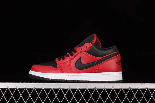 【300】[553560-605]-[AIR JORDAN 1 LOW GS REVERSE BRED GYM RED/WHITE/BLACK]-[UNSIEX:35.5-47.5]
