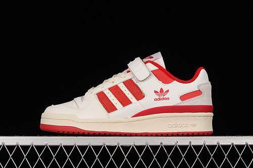 【300】[GY6981]-[FORUM 84 LOW CLOUD WHITE/TEAM POWER RED/CREAM WHITE]-[WOMAN:36-39]-[MAN:40-45]