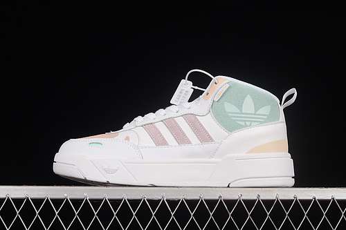【360】[H00223]-[POST UP SHOES WHITE/WHITE/PINK]-[WOMAN:36-39]-[MAN:40-45]