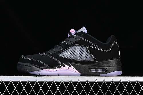 【360】[DX4355-015]-[AIR JORDAN 5 LOW DONGDAN PURPLE/BLACK/GREY]-[WOMAN:36-39]-[MAN:40-47.5]