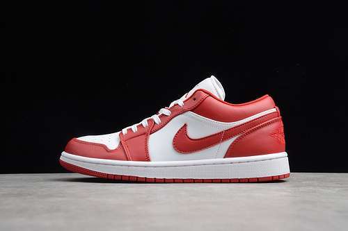 【300】[553558-611]-[GZ AIR JORDAN 1 LOW GYM RED/WHITE]-[WOMAN:36-39]-[MAN:40-47]