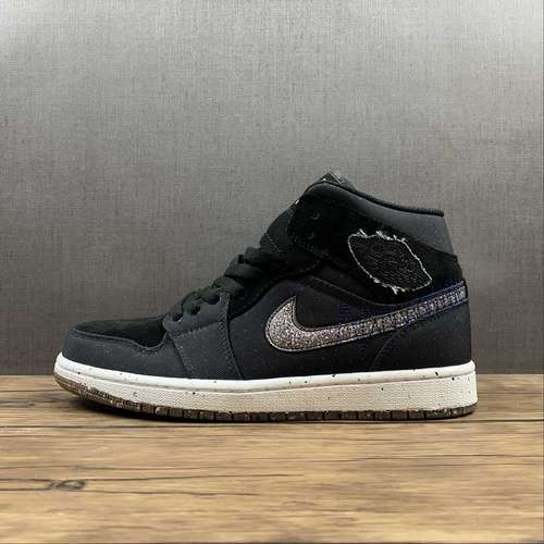 【300】[DM3529-001]-[AIR JORDAN 1 MID CRATER BLACK/RACER BLUE/WHITE/MULTI-COLOR]-[MAN:40-46]