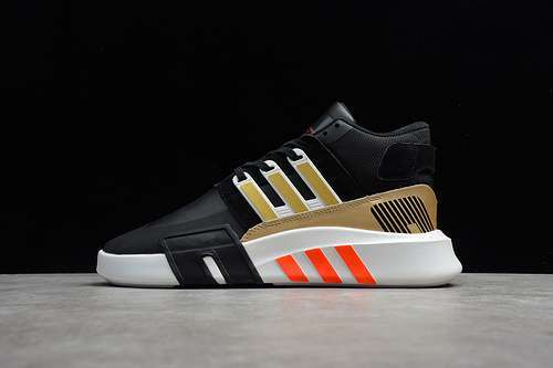 【300】[FW5348]-[EQT BASK ADV V2 CORE BLACK/CLOUD WHITE/GOLD-ORANGE]-[WOMAN:36-39]-[MAN:40-45]