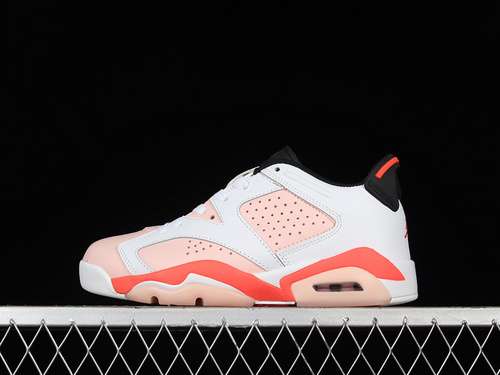 【340】[768878-102]-[AIR JORDAN 6 RETRO LOW GS WHITE/ATMOSPHERE/INFRARED 23]-[WOMAN:36-40]