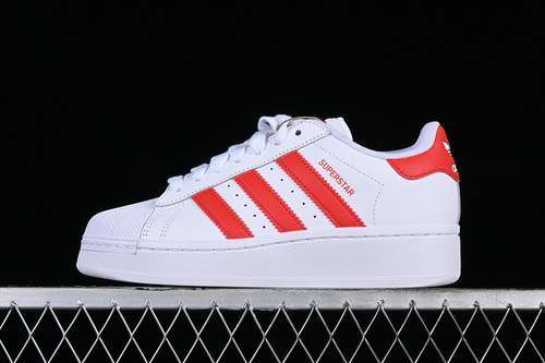 【280】[IF8067]-[ADIDAS SUPERSTAR XLG CLOUD WHITE/BETTER SCARLET/CLOUD WHITE]-[WOMAN:35-40]