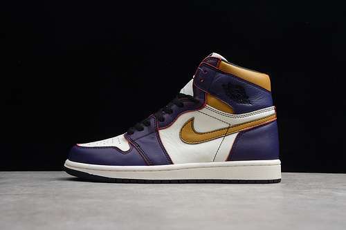 [135-133-144]-[CD6578-507]-[ST AIR JORDAN 1 RETRO HIGH OG LA TO CHICAGO PURPLE/GOLD]-[MAN:40-46]
