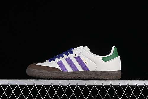 【260】[ID8349]-[ORIGINALS SAMBA OG OFF WHITE/CORE PURPLE/PROLOGUE GREEN]-[WOMAN:35-39]-[MAN:40-45]