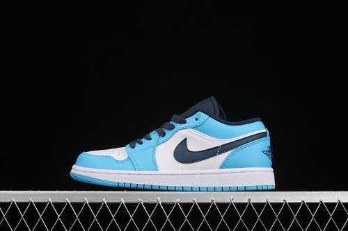 【300】[553558-144]-[AIR JORDAN 1 LOW UNC WHITE/UNIVERSITY BLUE-BLACK]-[WOMAN:36-39]-[MAN:40-46]