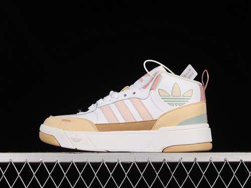 【280】[GX0828]-[POST UP SHOES CLOUD WHITE/LIGHT PINK/YELLOW]-[WOMAN:36-39]-[MAN:40-45]