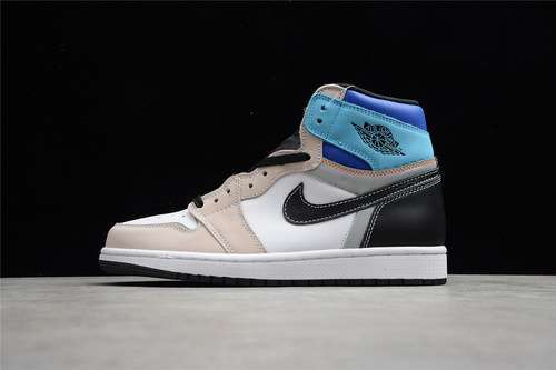 【400】[DC6515-100]-[AIR JORDAN 1 HIGH OG PRO WHITE/MULTI-COLOR-TOTAL ORANGE]-[UNSIEX:36-46]