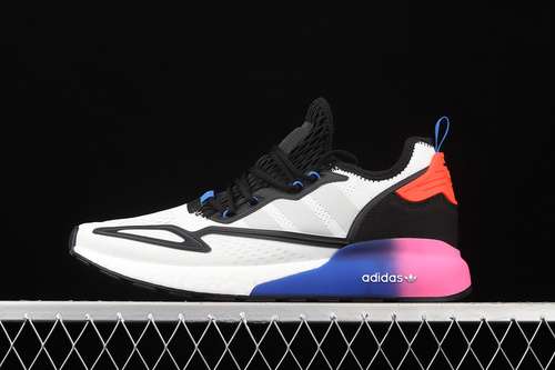 【300】[FX8835]-[ZX 2K BOOST SHOES CLOUD WHITE/GREY TWO/CORE BLACK]-[WOMAN:36-39]-[MAN:40-45]