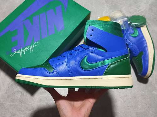 【380】[DJ1199-400]-[ALEALI MAY X AIR JORDAN 1 HIGH ZOOM COMFORT CALIFIA HYPER ROYAL/PINE GREEN]