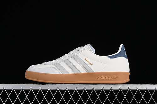 【230】[IH8547]-[ORIGINALS GAZELLE INDOOR WHITE/GREY/BLUE]-[WOMAN:35-39]-[MAN:40-45]