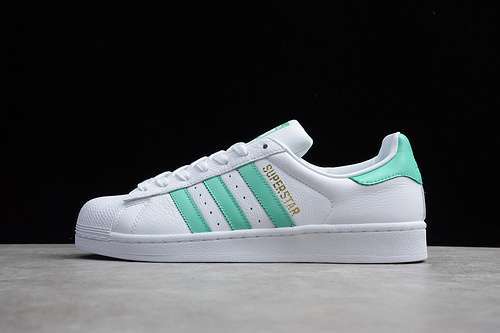 [64-62-71]-[B41995]-[SUPERSTAR SHOES CLOUD WHITE/HI-RES GREEN/GOLD METALLIC]-[UNISEX:36-44]