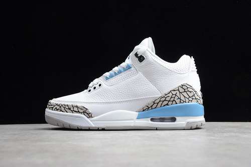【420】[CT8532-104]-[AIR JORDAN 3 RETRO UNC WHITE/VALOR BLUE-TECH GRAY]-[MAN:40-45]