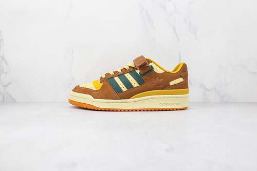 【310】[GW3486]-[FORUM LOW YOYOGI PARK BROWN/MUSTARD/DARK GREEN]-[WOMAN:36-39]-[MAN:40-45]