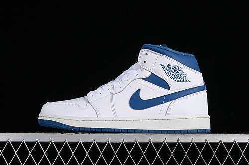 【300】[FN5215-141]-[AIR JORDAN 1 MID INDUSTRIAL BLUE WHITE/INDUSTRIAL BLUE]-[WOMAN:36-39]-[MAN:40-46]