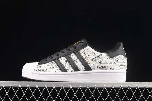 【280】[FV2819]-[SUPERSTAR LABEL COLLAGE CLOUD WHITE/CORE BLACK/CORE BLACK]-[UNSIEX:35.5-45]