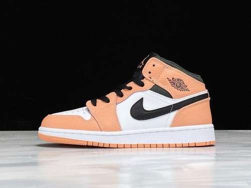 【340】[555112-603]-[AIR JORDAN 1 MID PINK QUARTZ/DARK SMOKE GREY-WHITE]-[WOMAN:36-40]