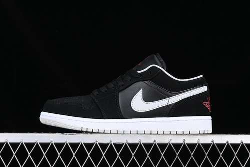 【260】[553558-032]-[AIR JORDAN 1 LOW WHITE/BLACK/RED]-[WOMAN:35.5-39]-[MAN:40-47.5]
