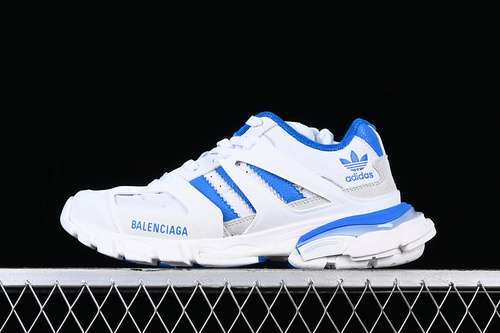 【540】[W3CZ19040]-[ADIDAS X BA*LEN*CIAGA FORUM LOW TOP WHITE/BLUE]-[WOMAN:35-39]-[MAN:40-46]