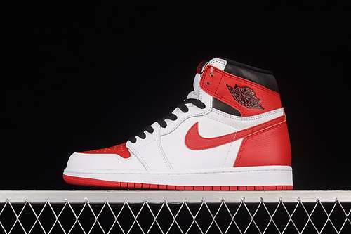 【500】[555088-161]-[AIR JORDAN 1 RETRO HIGH OG WHITE/UNIVERSITY RED/BLACK]-[MAN:40-47.5]