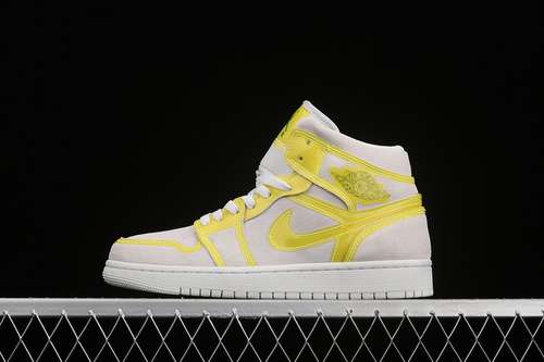【340】[DA5552-107]-[AIR JORDAN 1 MID LX OFF WHITE/OPTI YELLOW/WHITE]-[WOMAN:36-39]-[MAN:40-46]