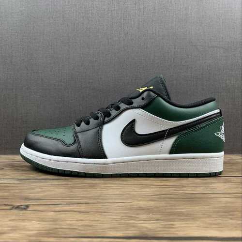 【320】[553558-371]-[AIR JORDAN 1 LOW GREEN TOE NOBLE GREEN/POLLEN/WHITE/BLACK]-[UNISEX:35.5-45]