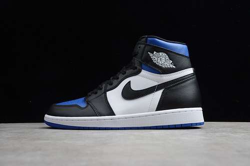 【500】[555088-041]-[CJ AIR JORDAN 1 HIGH OG BLACK/WHITE-GAME ROYAL-BLACK]-[MAN:40-46]