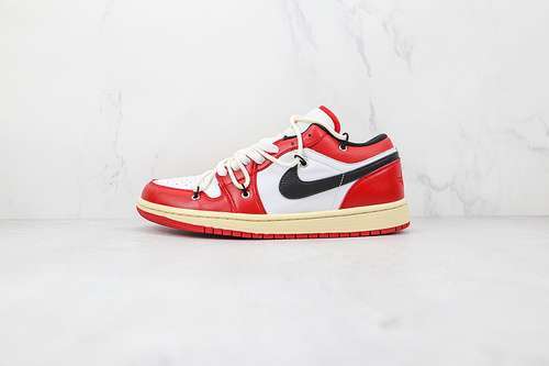 【340】[553558-118]-[AIR JORDAN 1 LOW RED/WHITE/BLACK]-[WOMAN:36-39]-[MAN:40-46]