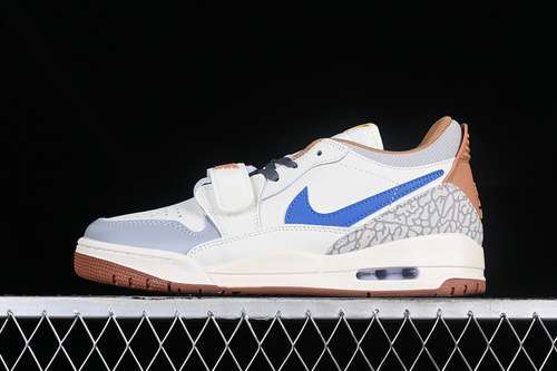 【280】[HF0746-041]-[AIR JORDAN LEGACY AJ312 LOW WHITE/BLUE/GREY/BROWN]-[WOMAN:36-39]-[MAN:40-46]