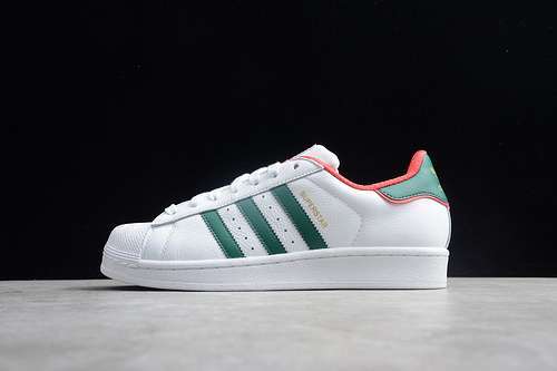 [D96974]-[SUPERSTAR 80S FTWWHT/CGREEN/POWRED]-[WOMAN:36-39 1/3]-[MAN:40-44]-[OG00144]
