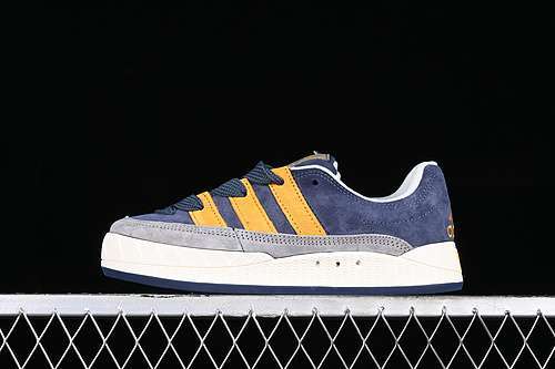 【230】[ID0999]-[HUMAN MADE ADIMATIC WHITE/GREY/BLUE/YELLOW]-[WOMAN:36-39]-[MAN:40-45]