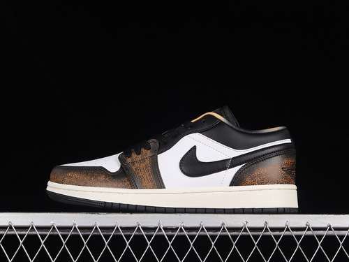 【280】[DQ8422-001]-[AIR JORDAN 1 LOW SE WEAR-AWAY BLACK/WHITE ONYX/WHITE/SAIL]-[WOMAN:36-39]