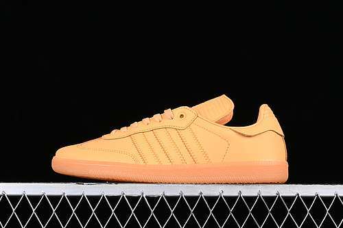 【220】[IE7293]-[ADIDAS PHARRELL WILLIAMS ORIGINALS SAMBA YELLOW/BROWN]-[WOMAN:36-39]-[MAN:40-45]