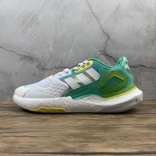 【280】[GW4913]-[DAY JOGGER SHOES CLOUD WHITE/GREEN/YELLOW]-[MAN:39-45]