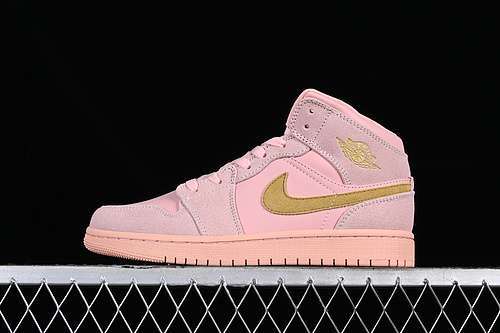 【320】[852542-600]-[AIR JORDAN 1 MID YELLOW/PINK/GREY]-[WOMAN:36-39]-[MAN:40-46]