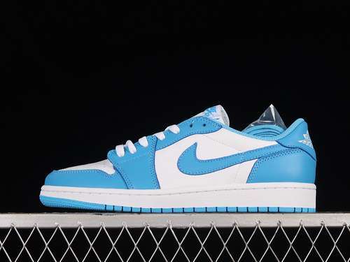 【450】[CJ7891-401]-[CY ERIC KOSTON X AIR JORDAN 1 LOW SB DARK POWDER BLUE/DARK POWDER BLUE/WHITE]