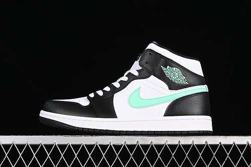 【340】[DQ8426-103]-[AIR JORDAN 1 MID WHITE/BLACK/GREEN GLOW]-[MAN:40-46]