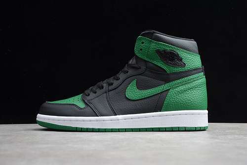【550】[555088-030]-[ST AIR JORDAN 1 RETRO HIGH OG BLACK/WHITE-PINE GREEN/GYM RED ORANGE]