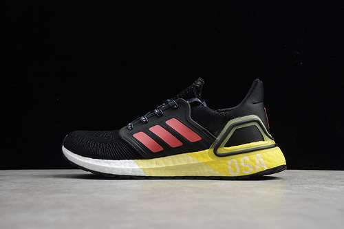 【270】[EG4369]-[ULTRABOOST 20 SHOES CORE BLACK/YELLOW/RED]-[MAN:39-45]