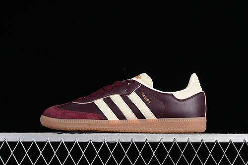 【230】[ID0477]-[SAMBA OG MAROON/CREAM WHITE/GOLD METALLIC]-[WOMAN:35-39]-[MAN:40-45]