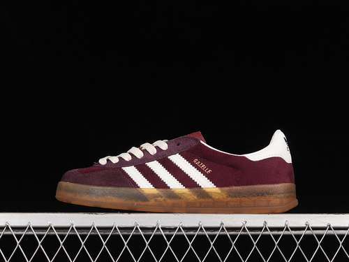 【250】[IA1422]-[GU*CCI X GAZELLE SHOES WINE RED/CLOUD WHITE/GUM]-[WOMAN:36-39]-[MAN:40-45]