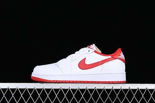 【260】[CZ0790-161]-[AIR JORDAN 1 LOW WHITE/RED]-[WOMAN:36-39]-[MAN:40-46]