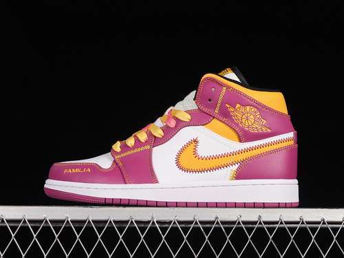 【320】[DC0350-100]-[AIR JORDAN 1 MID DÍA DE MUERTOS LUCKY PURPLE/ORANGE-SAIL]-[WOMAN:36-39]