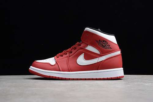 [89-87-98]-[554724-605]-[AIR JORDAN 1 MID CHICAGO GYM RED/WHITE-BLACK]-[UNISEX:36-47.5]